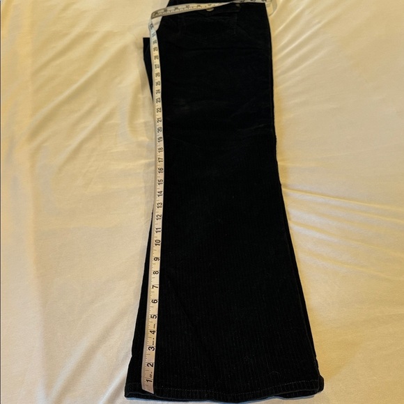 Suko Jeans Cords Elegant Black Corduroy Jeans Flare Pants Stretchy Women’s Sz 7 - Picture 13 of 14